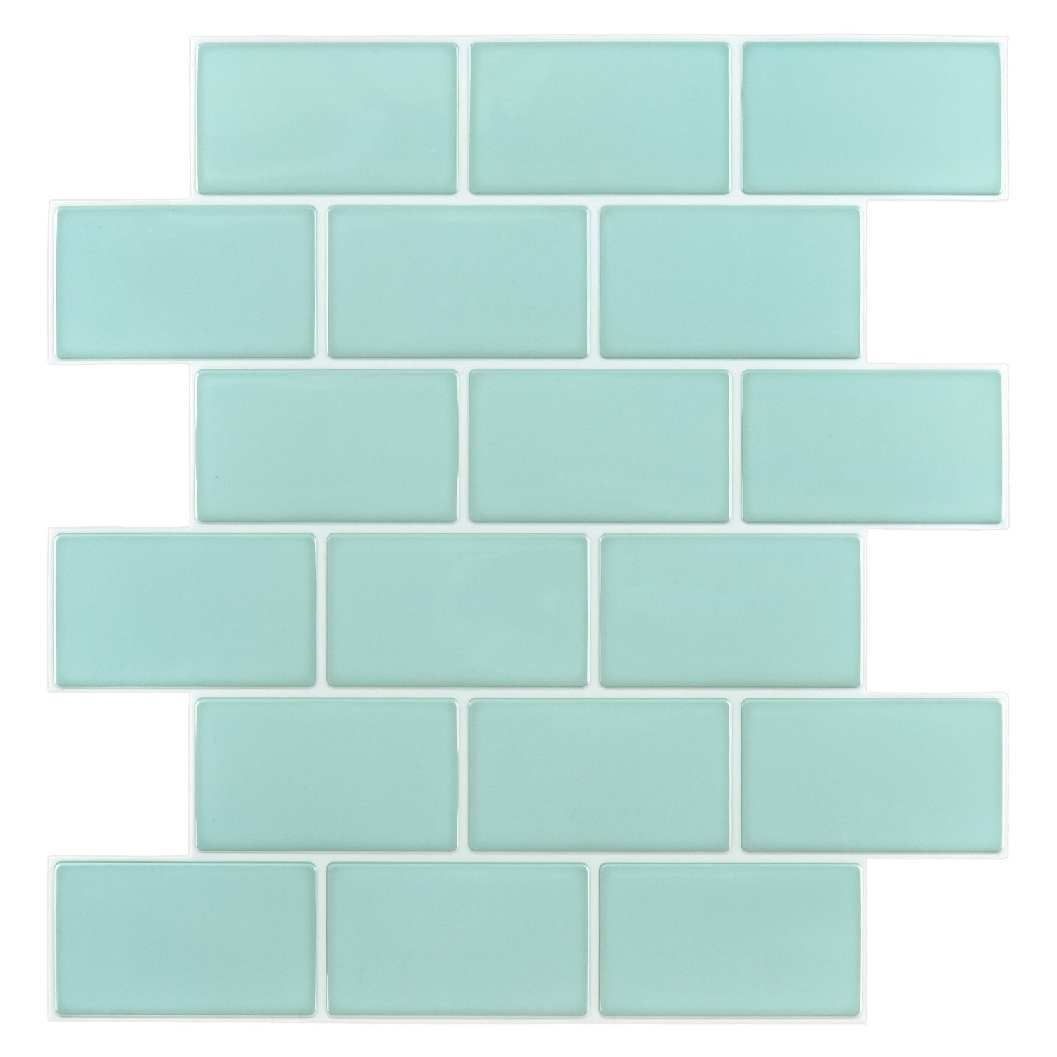 Premium Subway Tiles Peel and Stick Backsplash, Stick on Tiles Kitchen Backsplash (Pack of 10, Thicker Design)